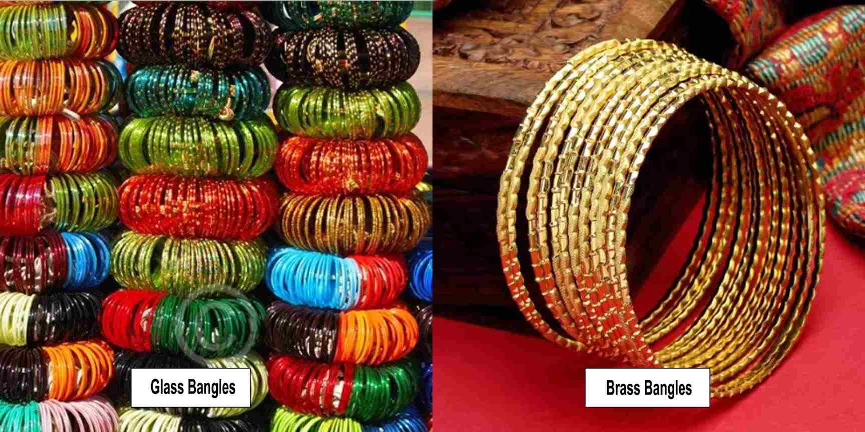 types-of-bangles-glass-brass