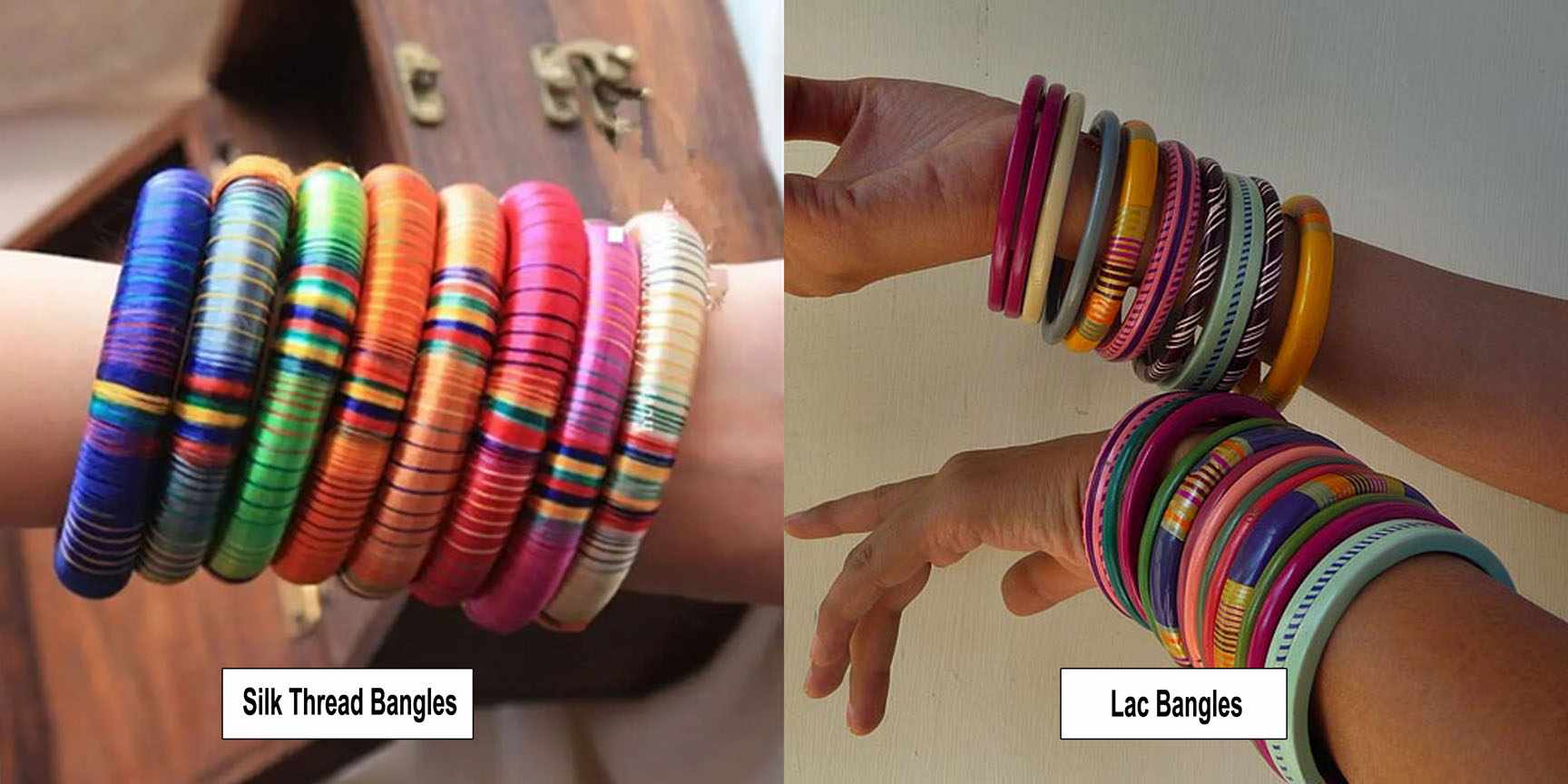 types-of-bangles-lac-silk-thread