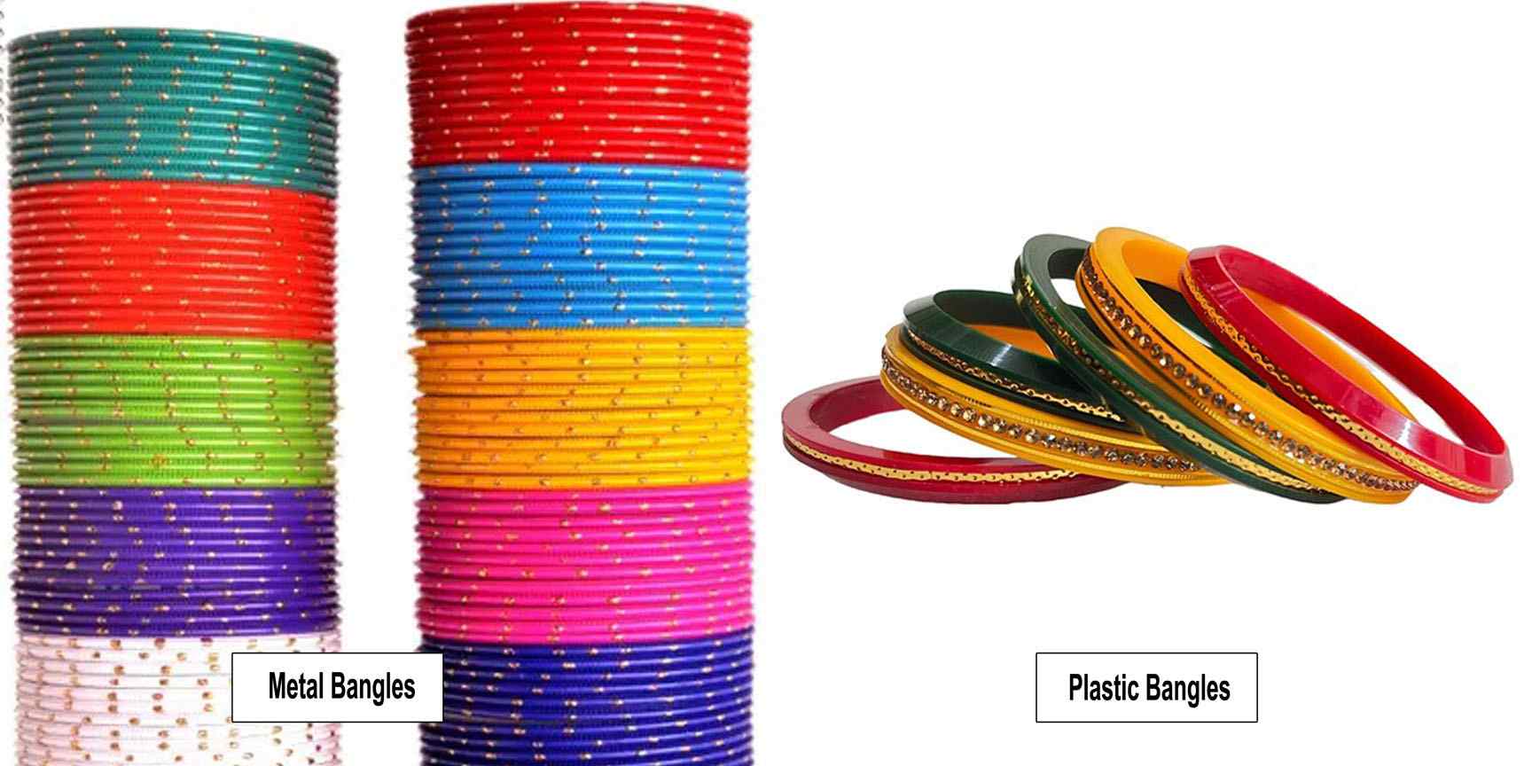 types-of-bangles-metal-plastic