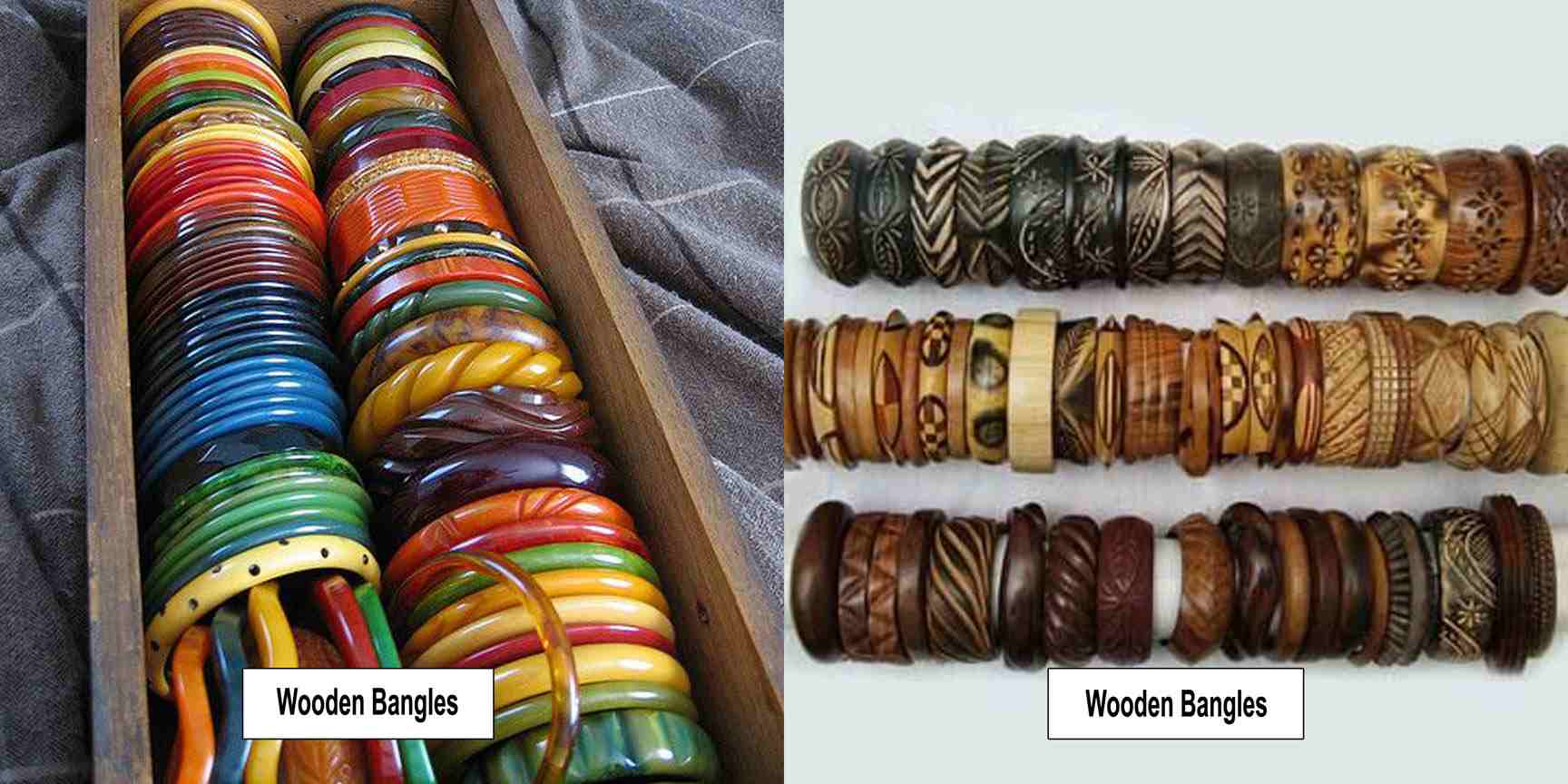 types-of-bangles-wooden